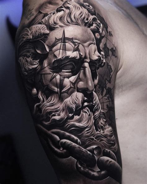 griechischer gott tattoo